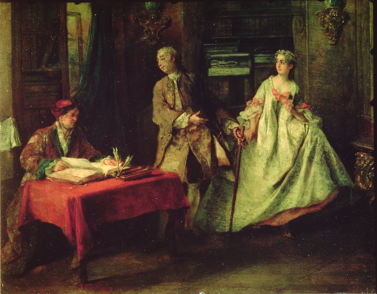 Galant time av Nicolas Lancret