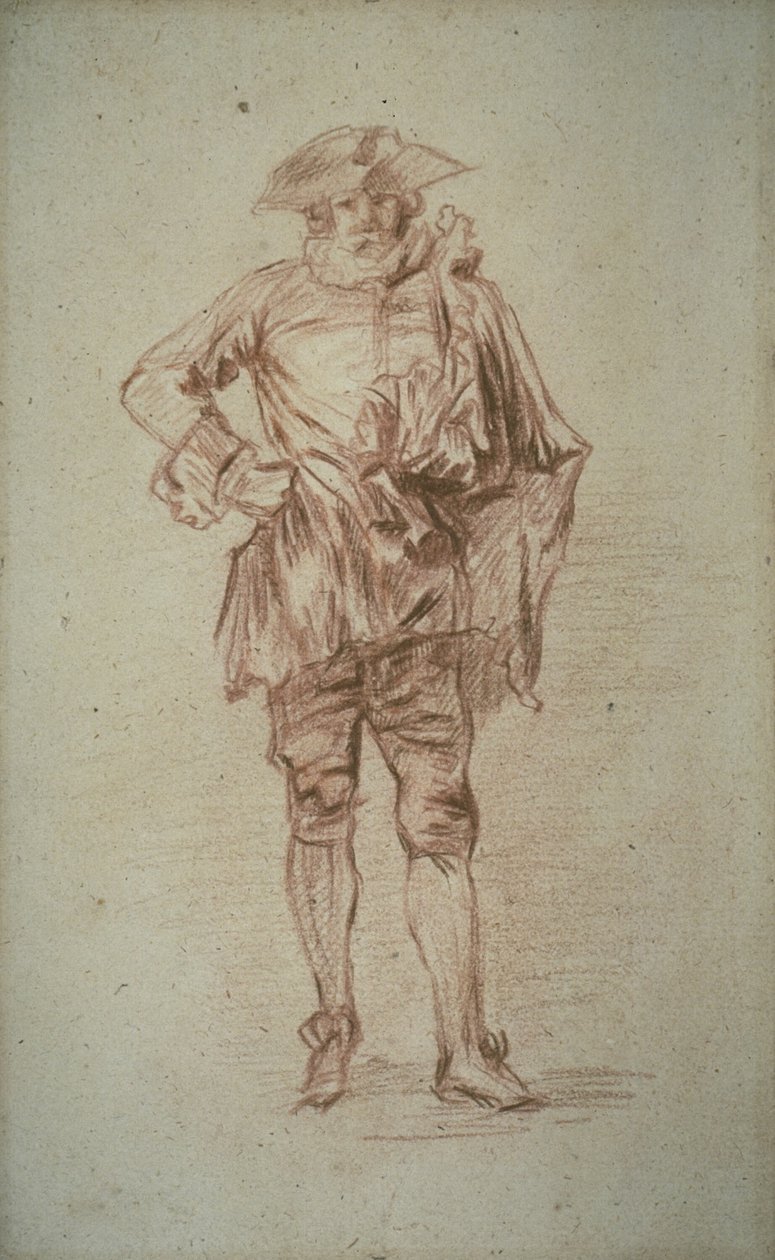 Stående Gentleman av Nicolas Lancret