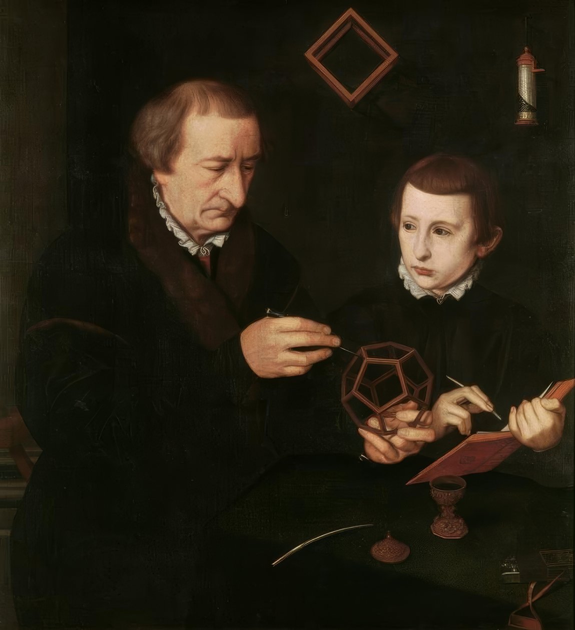 Johannes Neudörfer med sønnen av Nicolas Neufchatel
