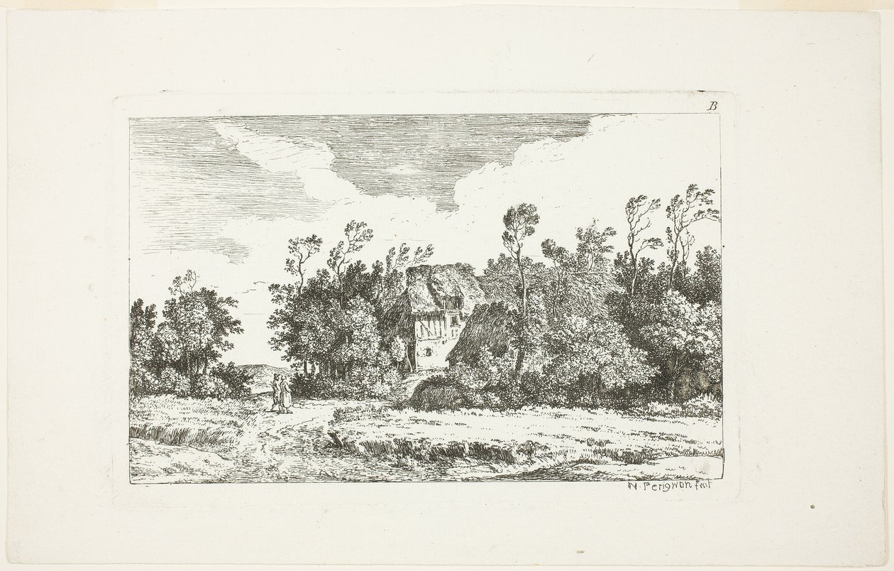 Landscape, fra Second Landscape Notebook av Nicolas Perignon