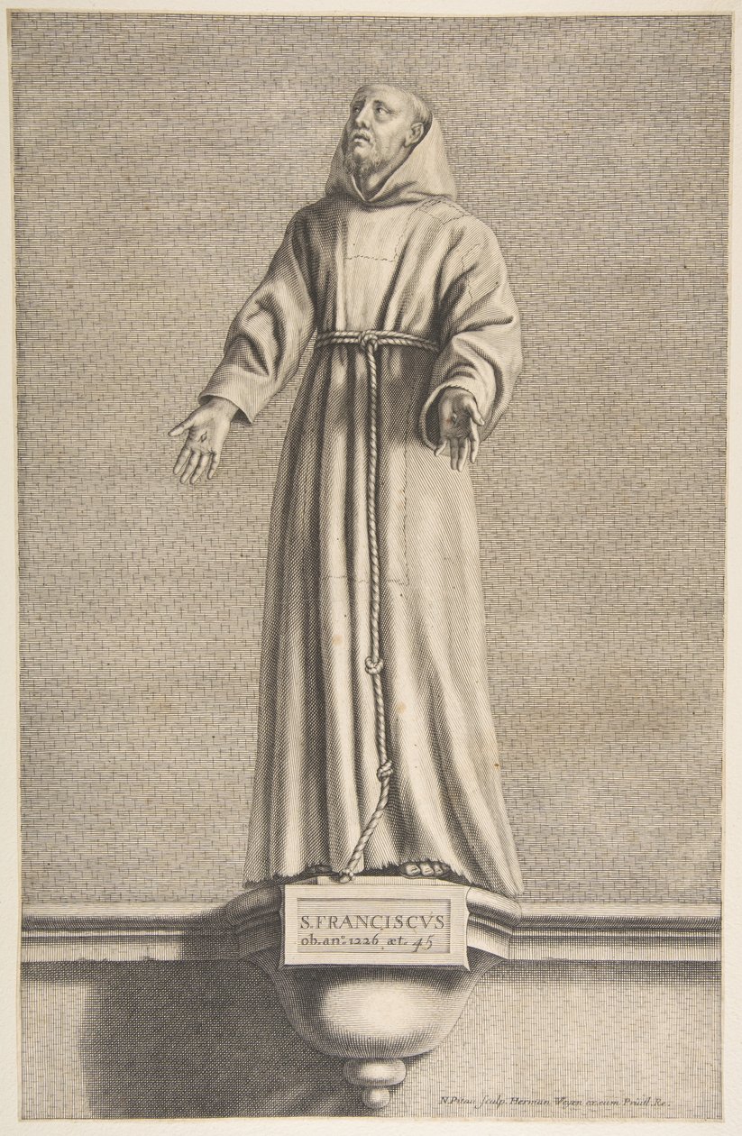 St. Francis.n.d. av Nicolas Pitau