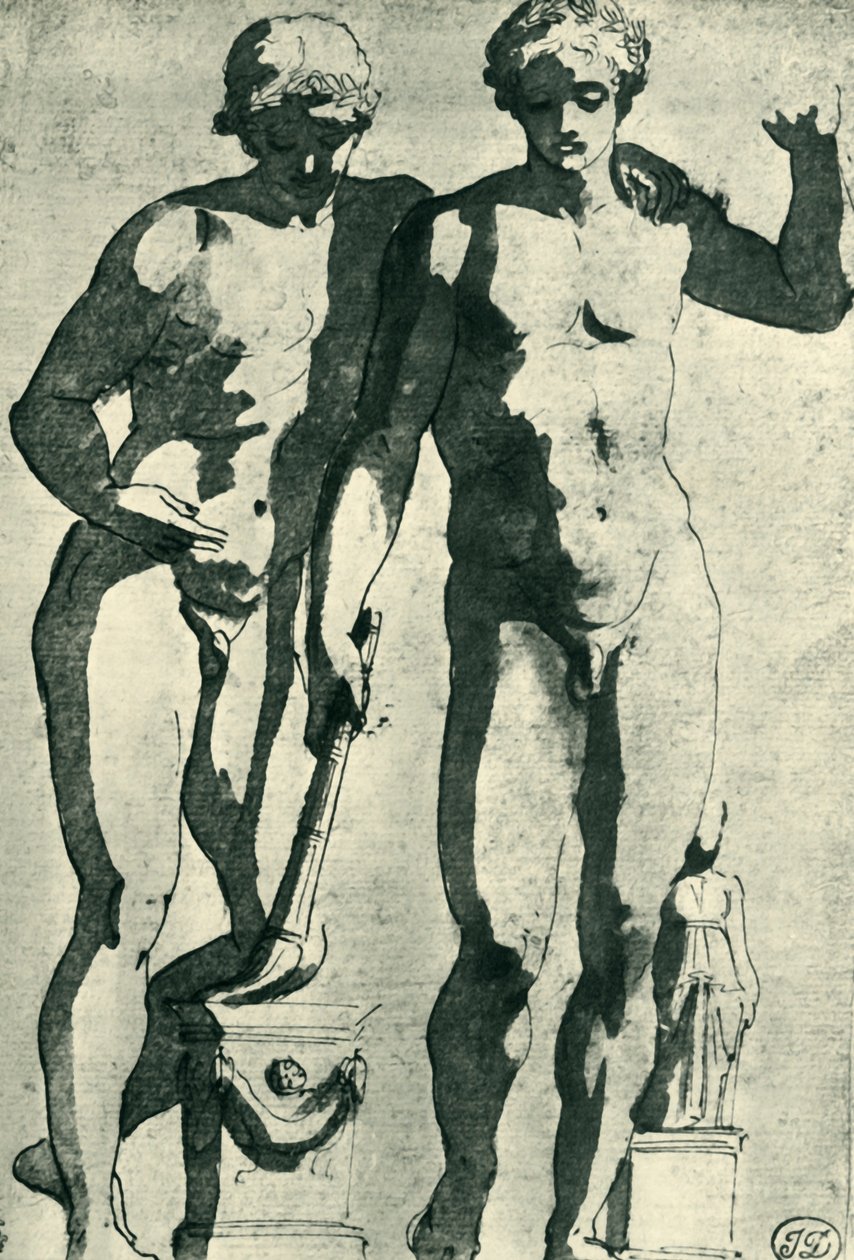 Castor og Pollux, c1628, 1943. av Nicolas Poussin