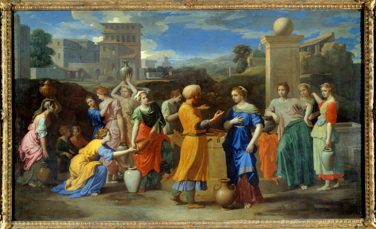 Eliezer og Rebecca av Nicolas Poussin