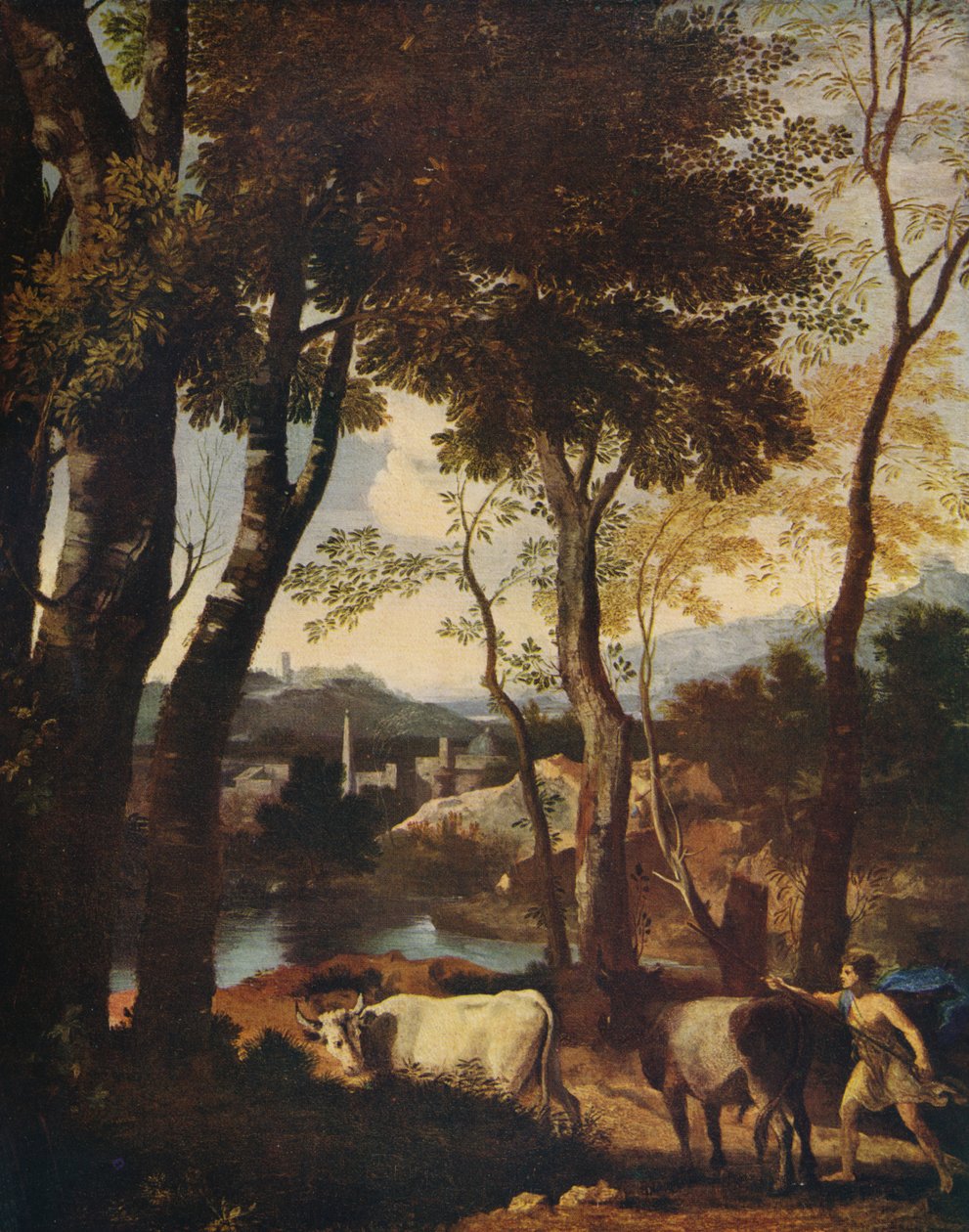 Landskap, c1630 av Nicolas Poussin