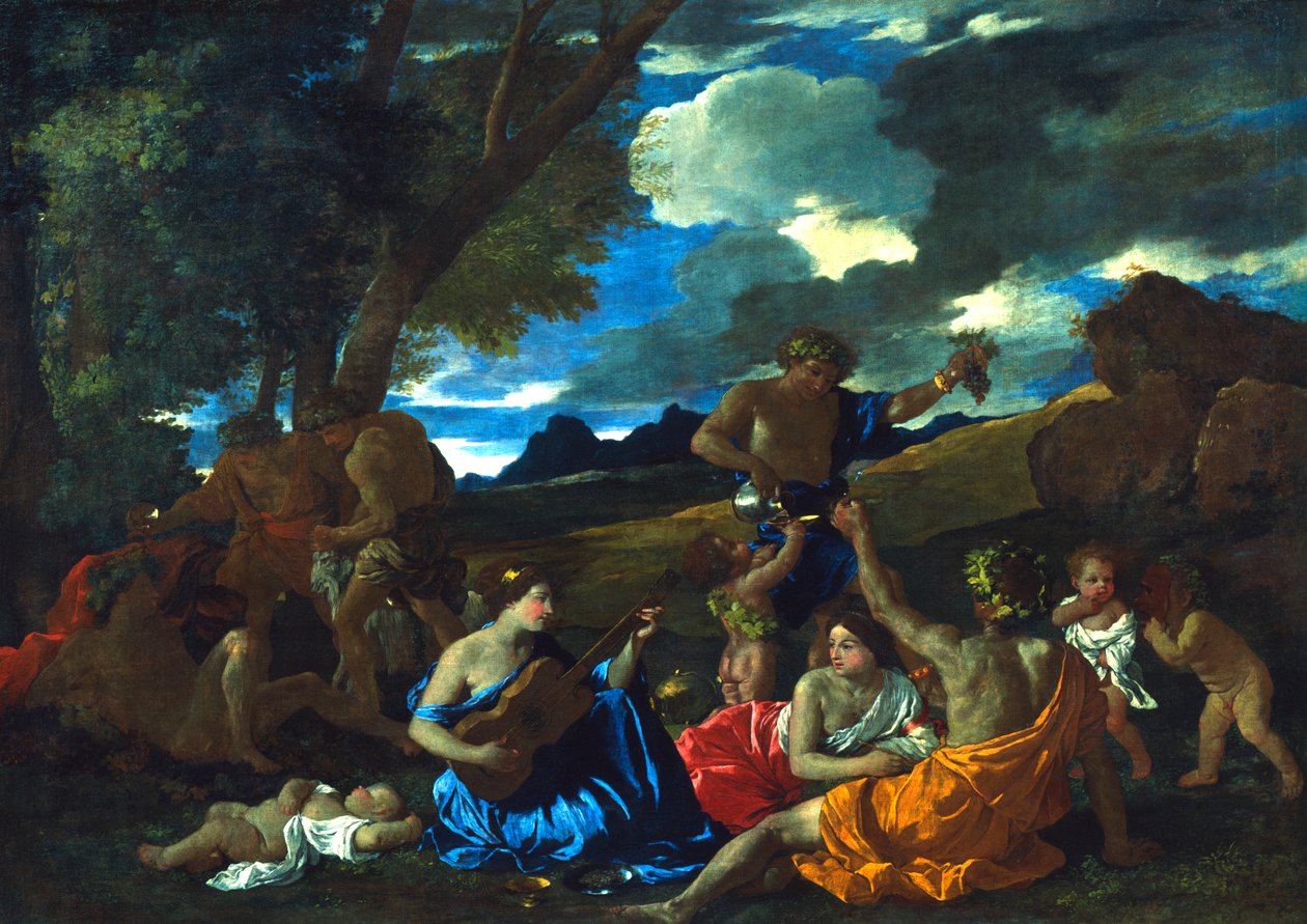 Le Grand Bacchanal, 1627-1628 av Nicolas Poussin