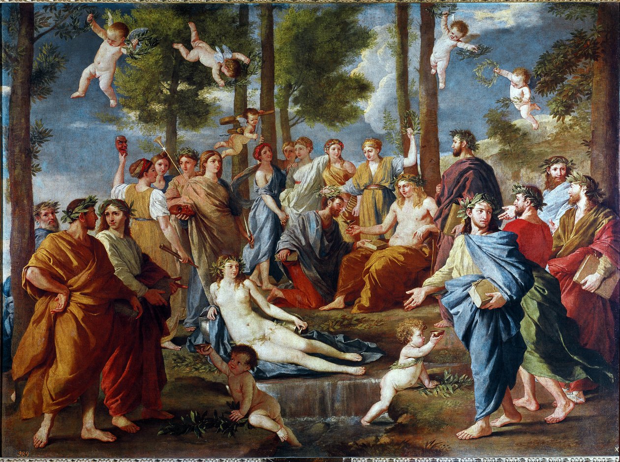 Parnassus av Nicolas Poussin