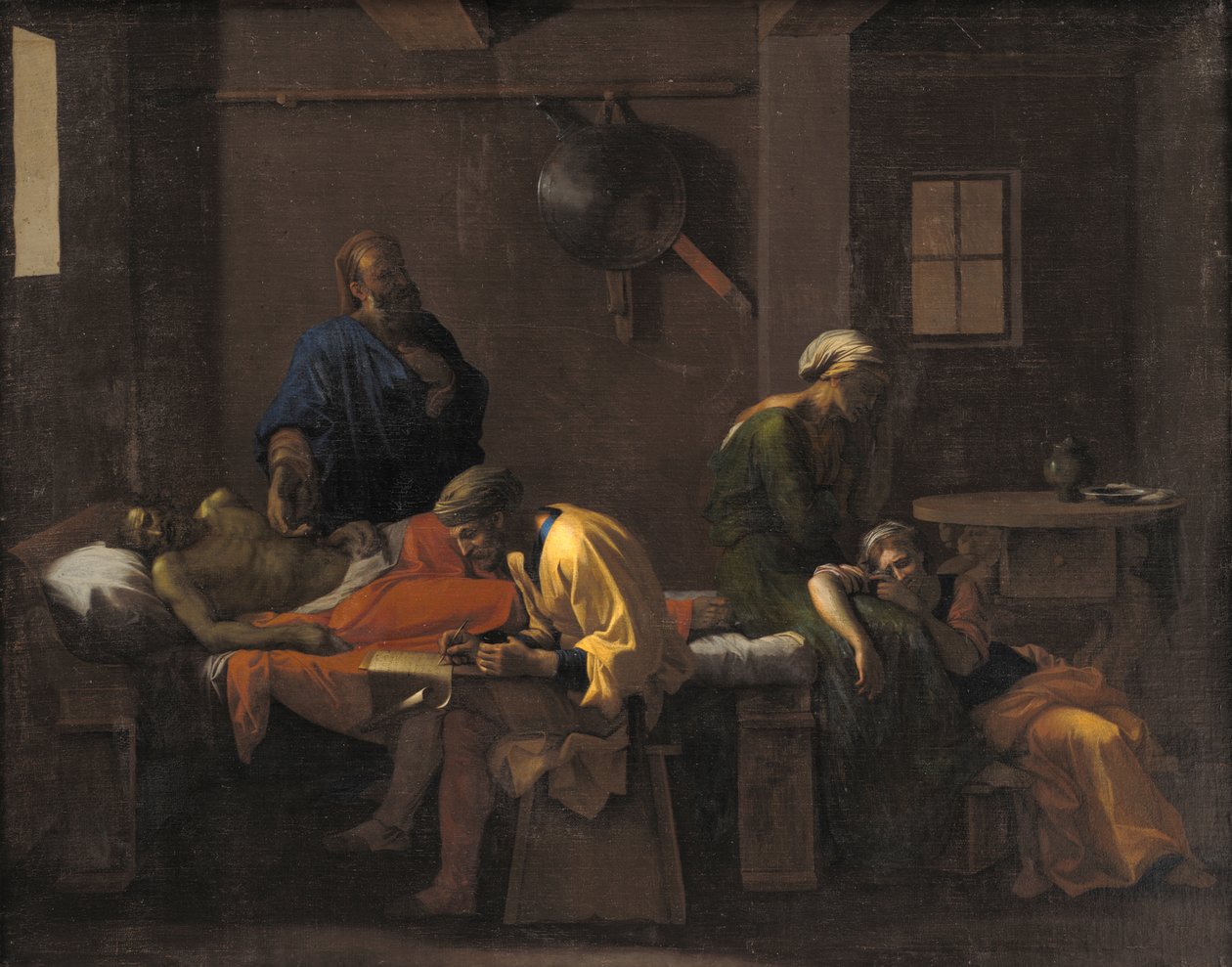 Eudamidas testamente av Nicolas Poussin