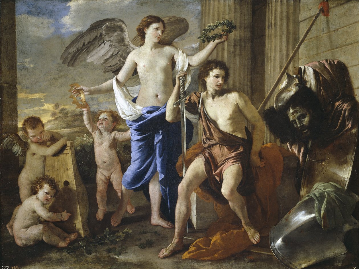 Davids triumf, 1630 av Nicolas Poussin