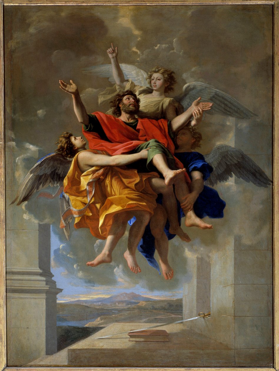The Vision of St. Paul, 1649-50 av Nicolas Poussin