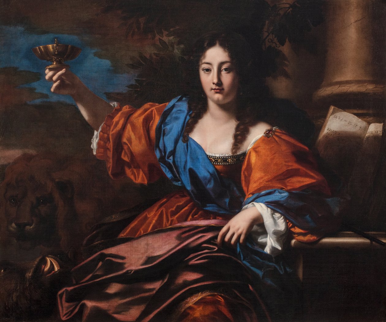 Circe, ca. 1650-60 (olje på lerret) av Nicolas Regnier