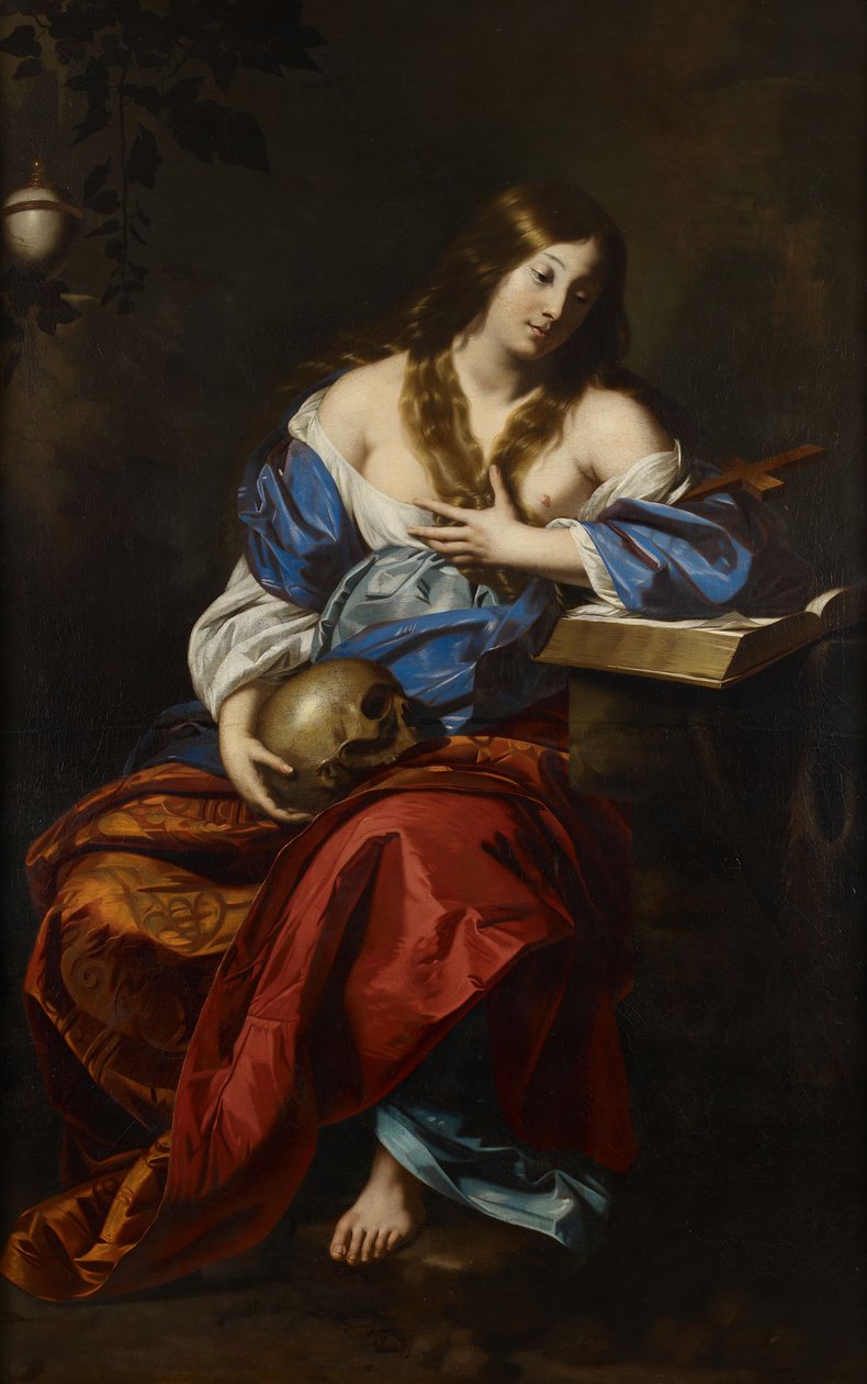 Den angrende Magdalene, 1655-1665. av Nicolas Regnier