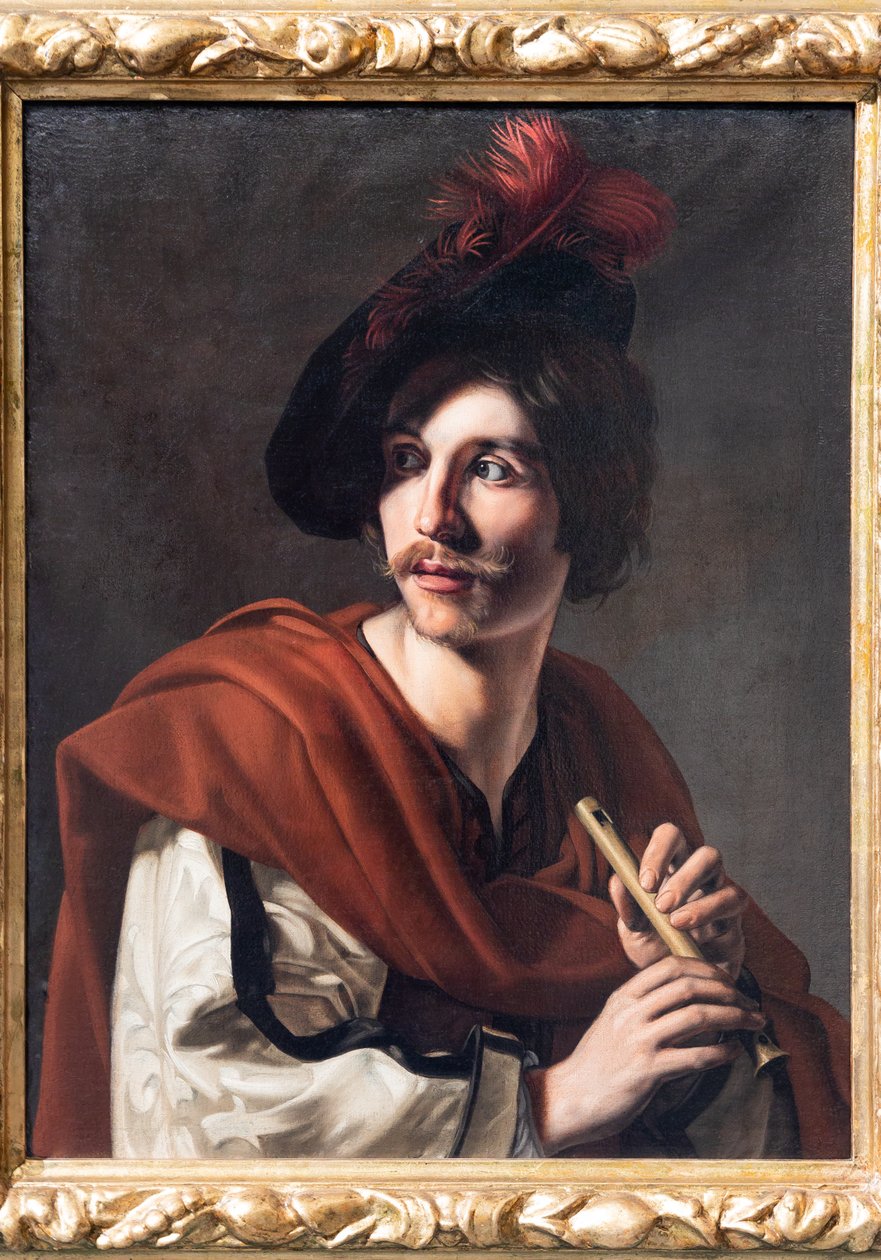 Fløytespiller av Nicolas Tournier