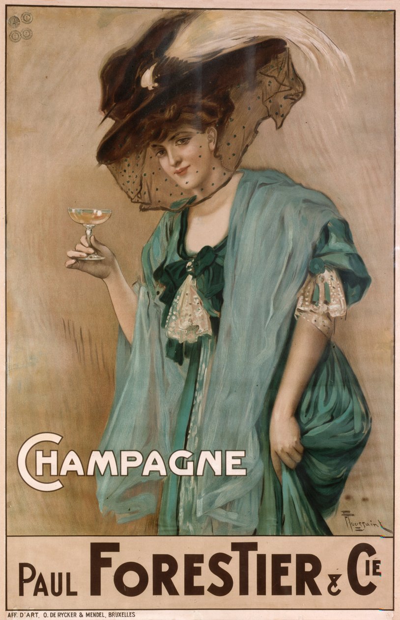 Champagne, 1800-tallet. av Nicolas Toussaint Charlet