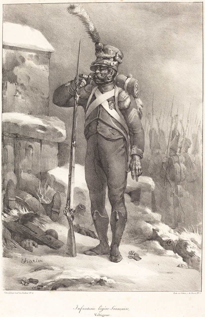 Fransk lett infanteri, Voltigeur av Nicolas Toussaint Charlet