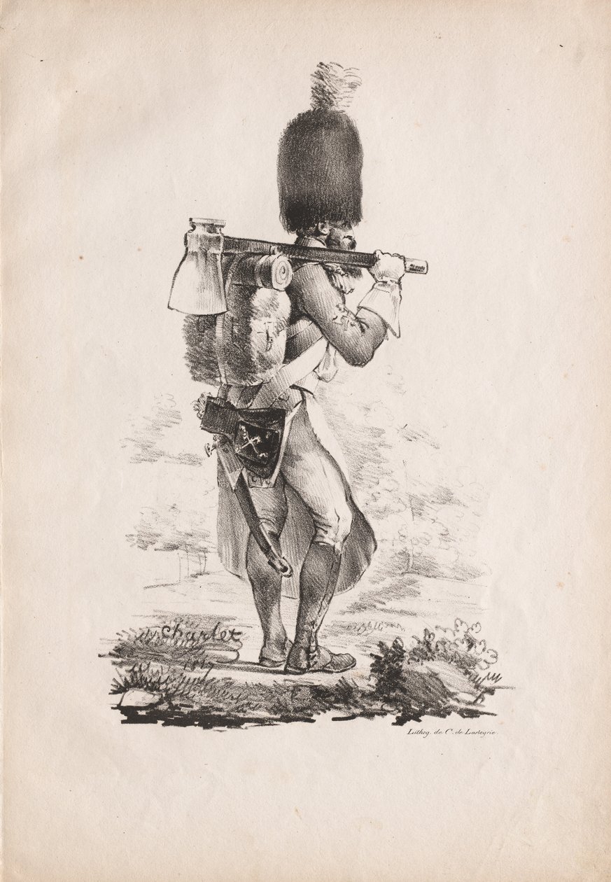 Militære kostymer: Infanteri Sapper av Nicolas Toussaint Charlet