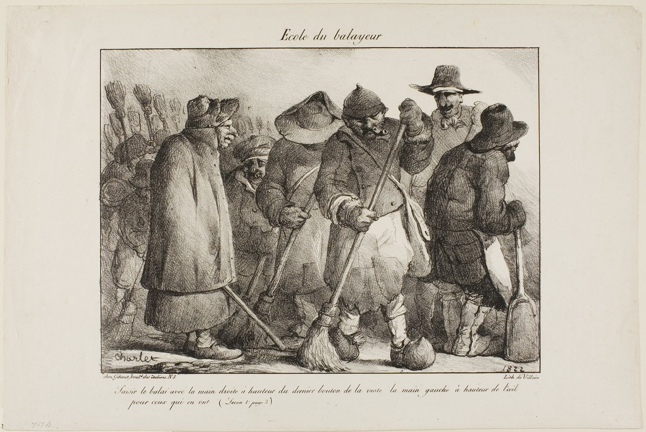 Skole for gatefeiere av Nicolas Toussaint Charlet
