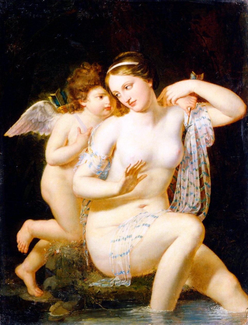 Venus og Amor, 1792. av Nicolas de Courteille