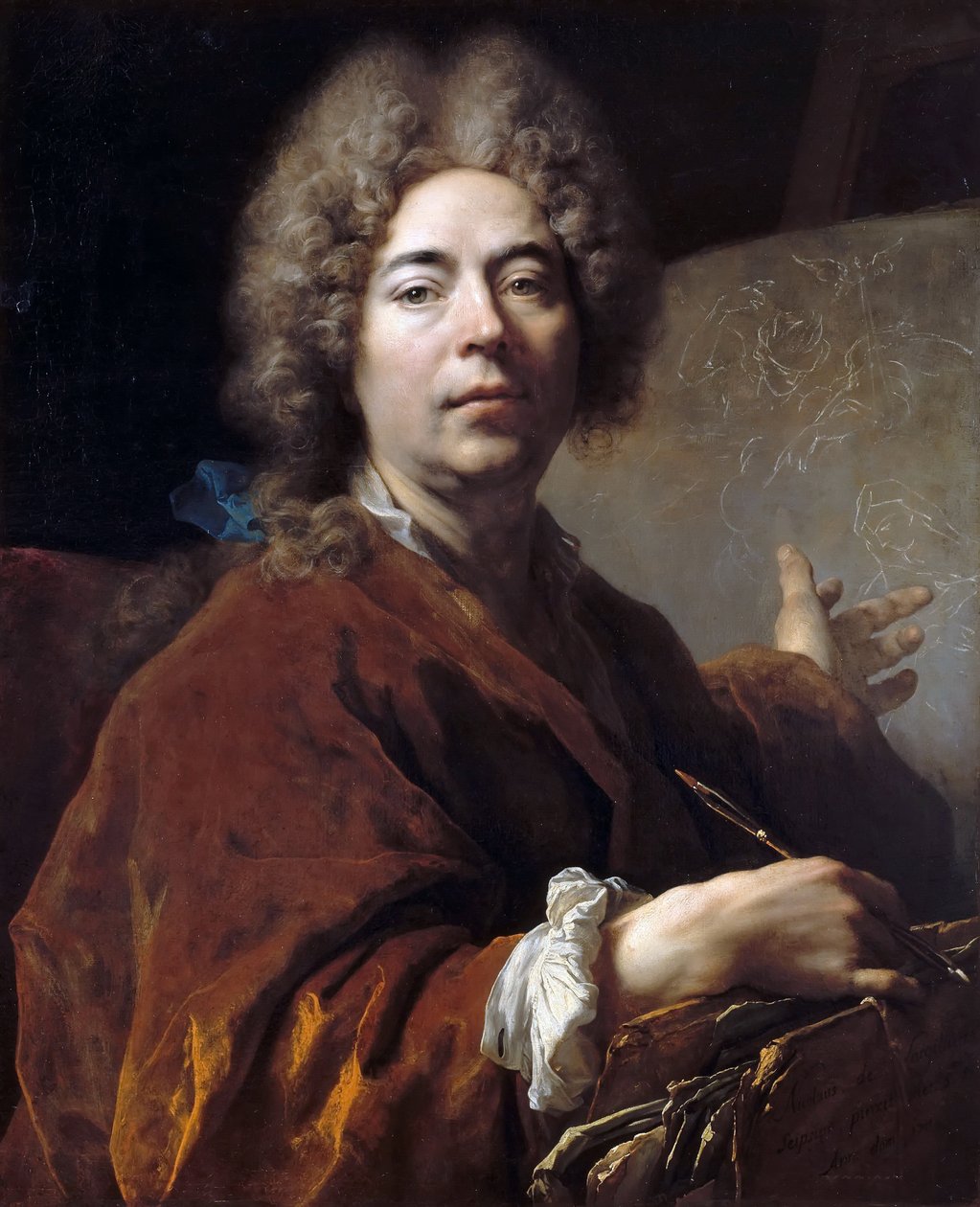 Selvportrett av Nicolas de Largillière