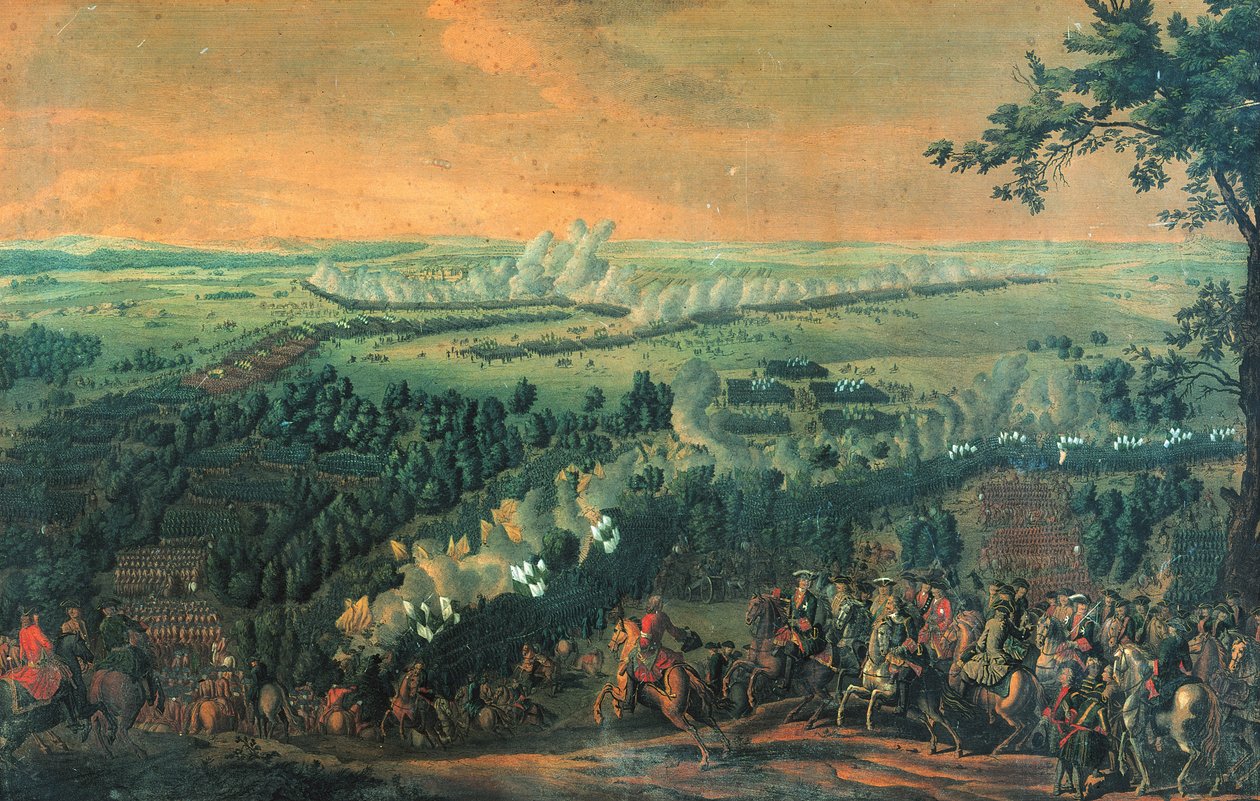 Slaget ved Lesnaya, 1720-årene av Nicolas de Larmessin