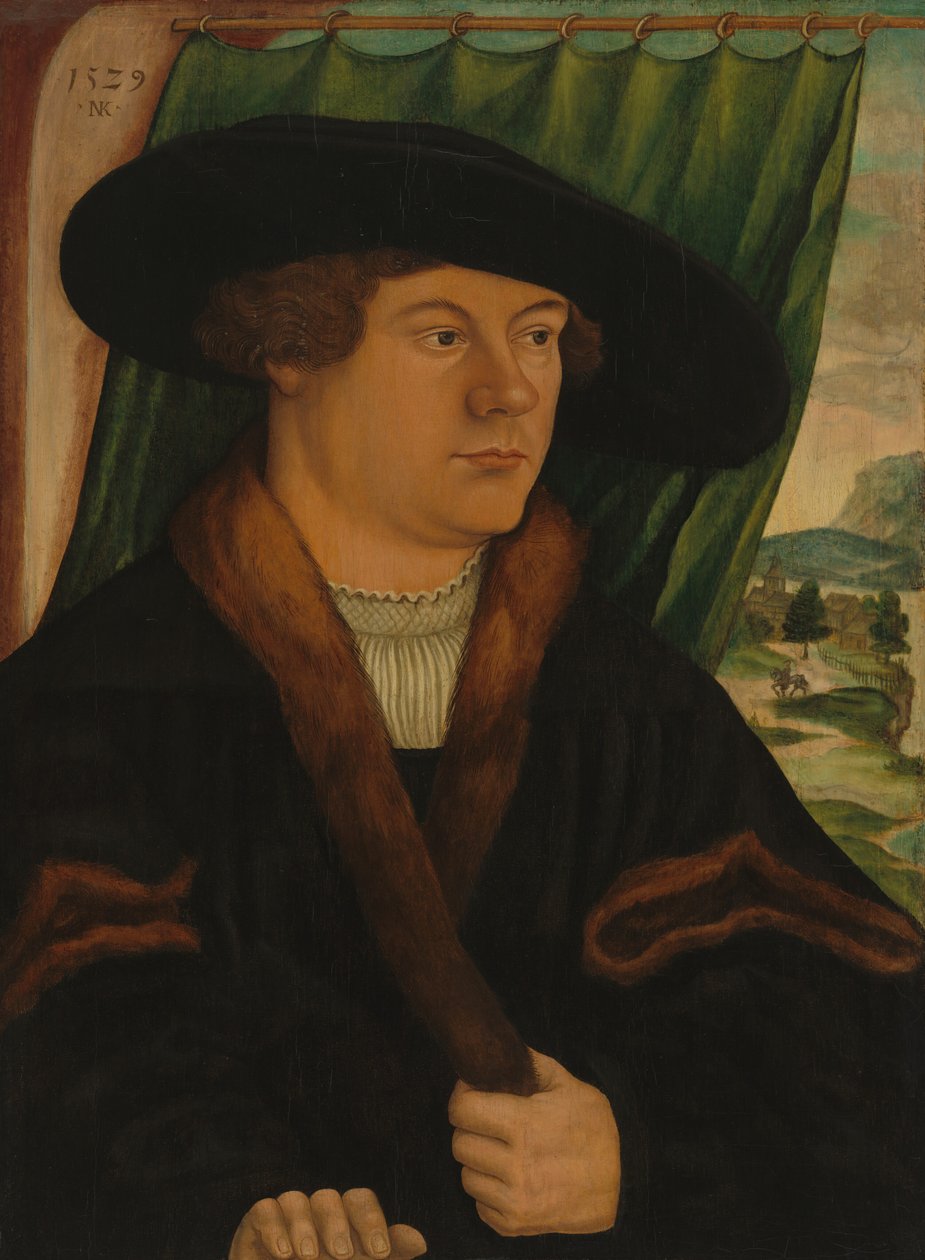 Portrett av en adelsmann, 1529. av Nicolaus Kremer