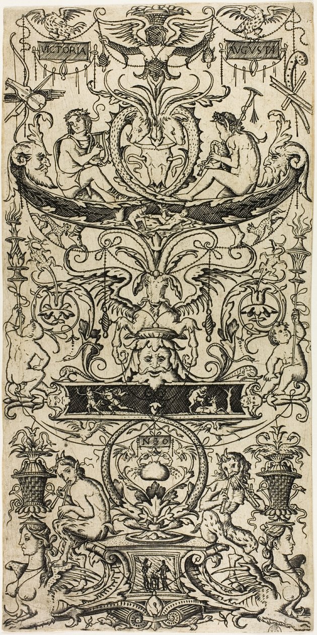 Ornamental Panel: Victoria Augusta av Nicoletto da Modena