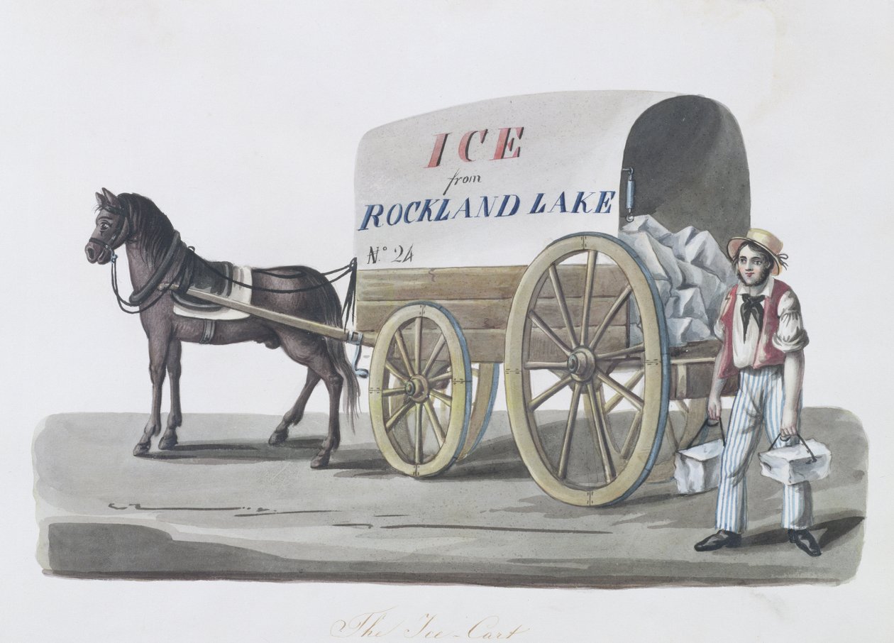 Isvognen, 1840-48 av Nicolino Calyo