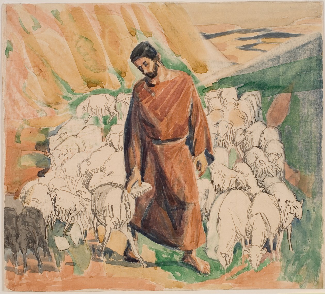 Den gode hyrde av Niels Larsen Stevns