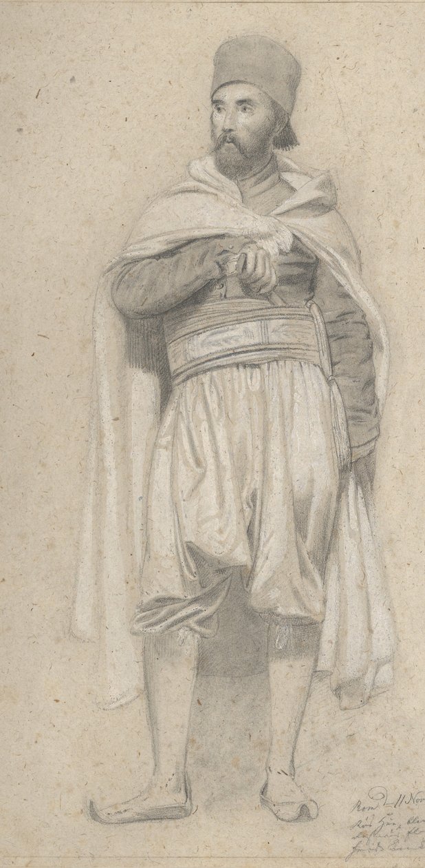 En tyrkisk kriger, 1843. av Niels Simonsen