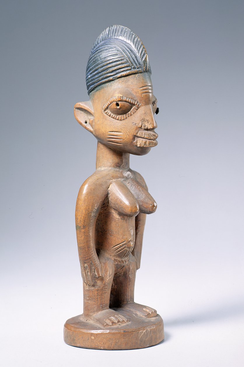 Ere Ibeji Memory Figure, Yoruba Culture (tre) (se også 181682) av Nigerian