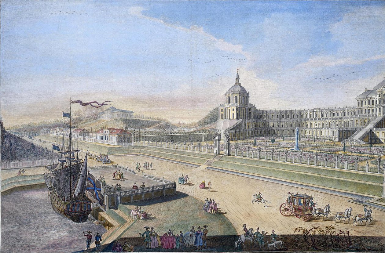 Utsikt over Oranienbaum, 1761 av Nikita Fyodorovich Chelnakov