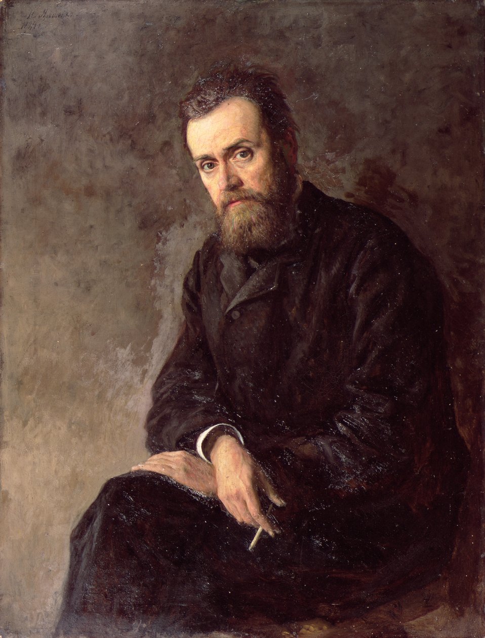Portrett av Gleb I. Uspensky (1843-1902) 1884 av Nikolai Aleksandrovich Yaroshenko