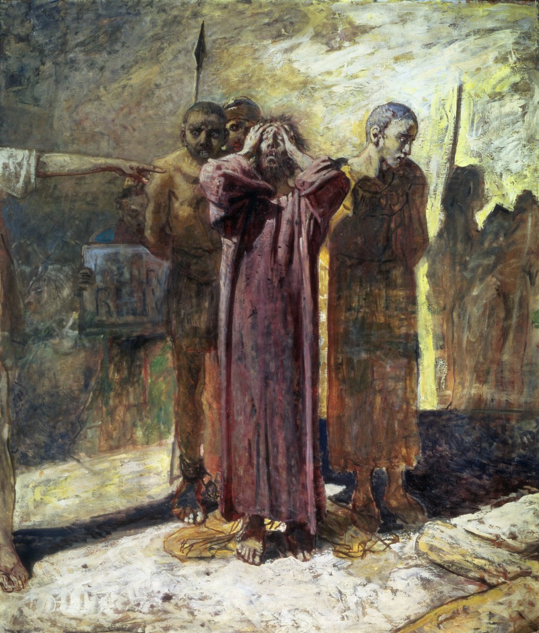 Golgata, 1892-93 av Nikolai Nikolaevich Ge