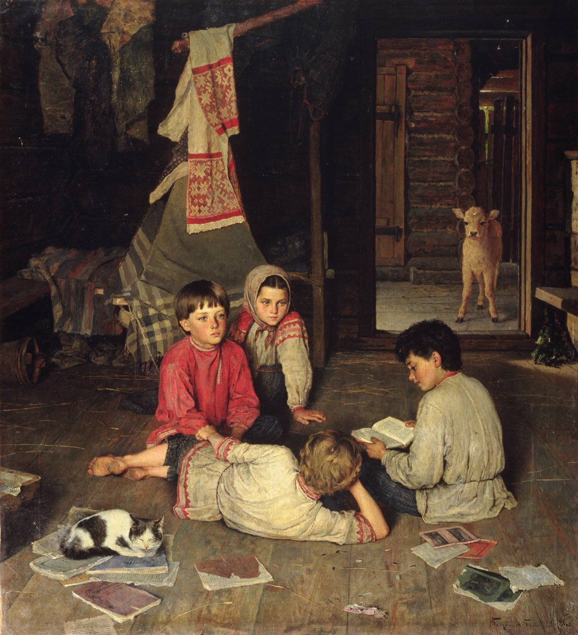 Et nytt eventyr, 1891 av Nikolai Petrovich Bogdanov Belsky