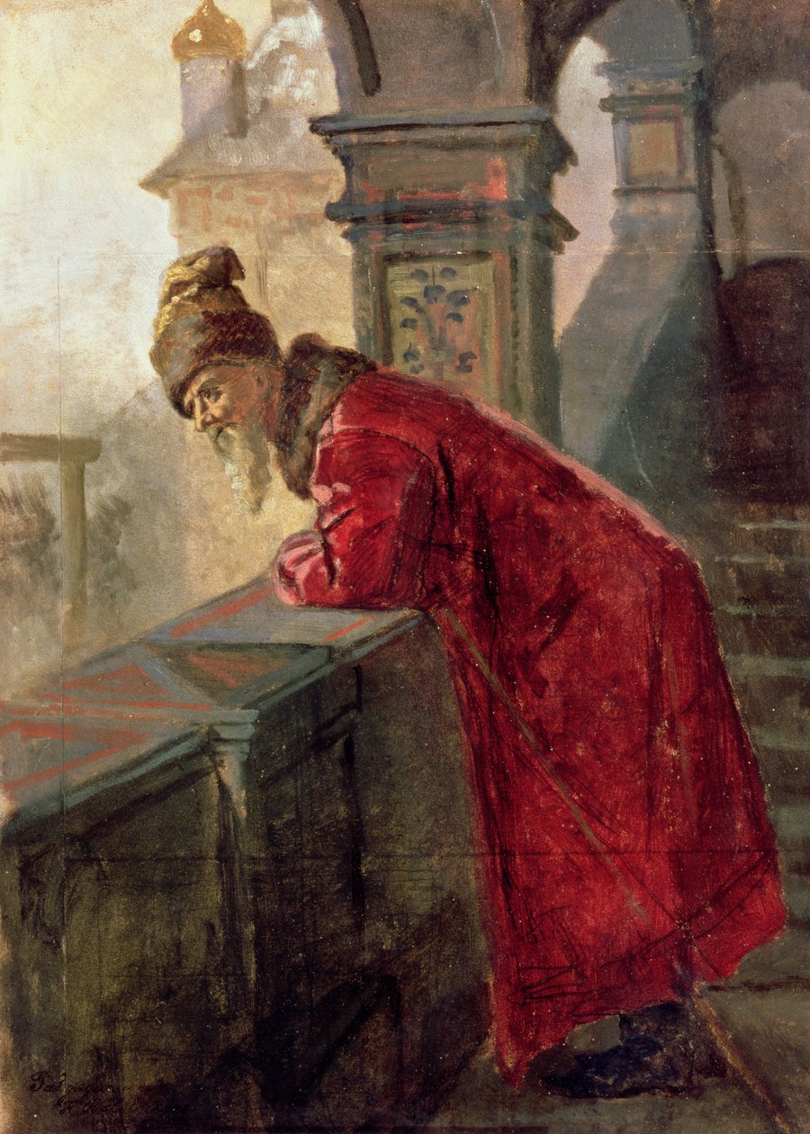 Boyar på verandaen av Nikolai Vasilievich Nevrev