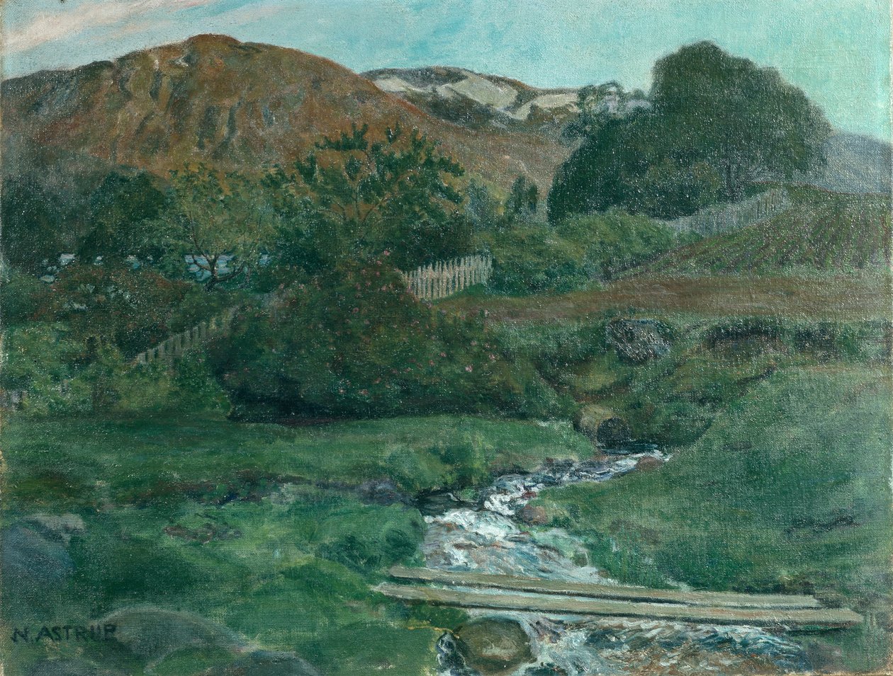 Lys juninatt i Jolster, ca. 1907 av Nikolai Astrup