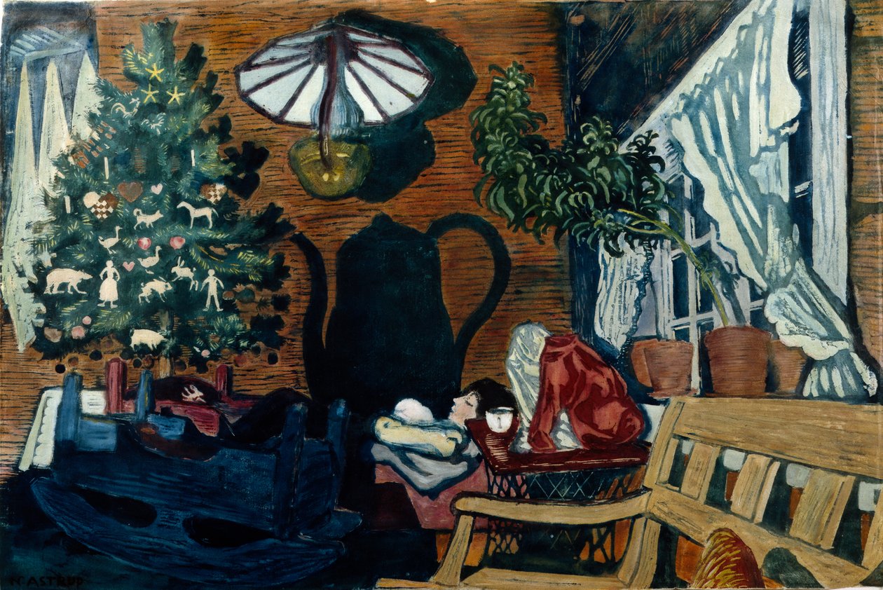 Jul på Sandalstrand av Nikolai Astrup