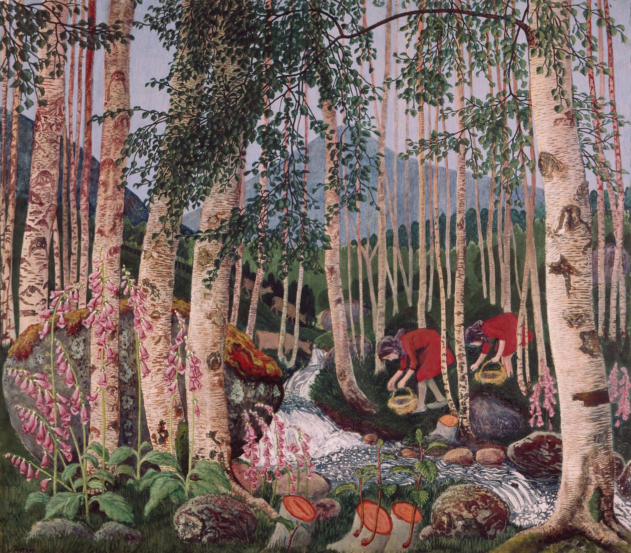 Revehansker av Nikolai Astrup