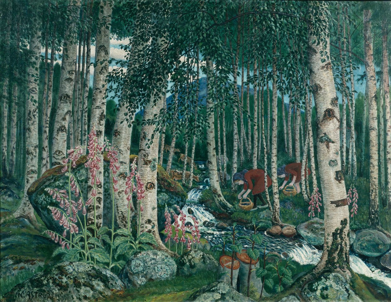 Revehansker av Nikolai Astrup