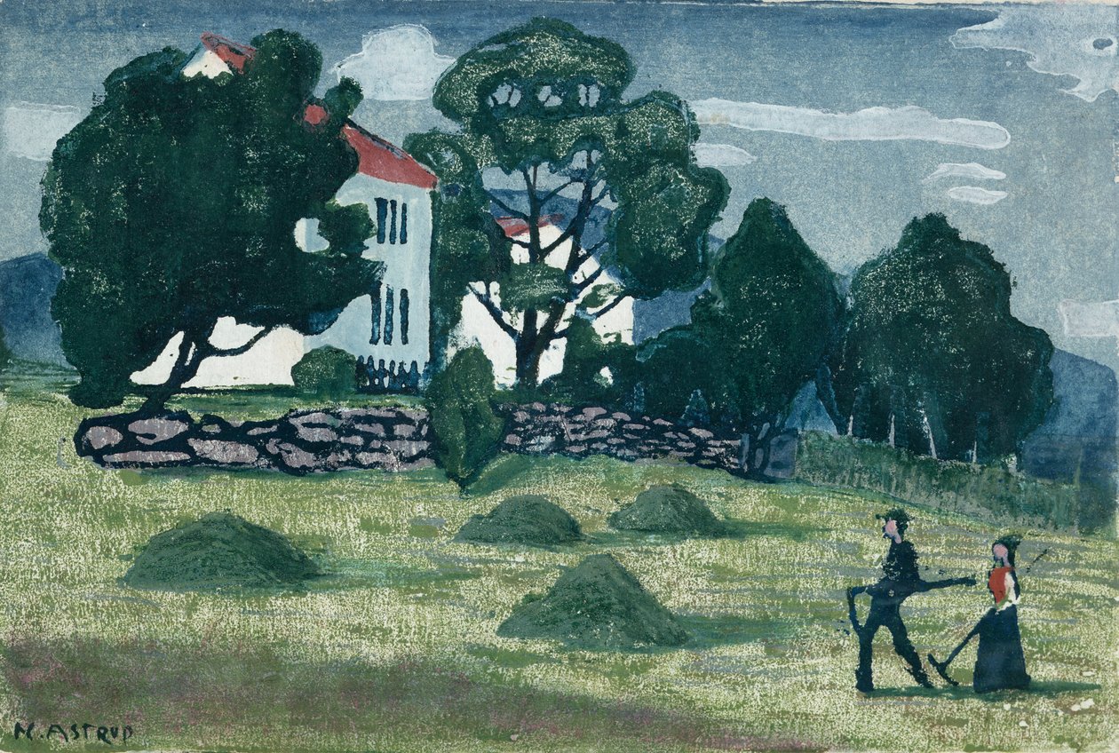 Hjem fra jobb av Nikolai Astrup