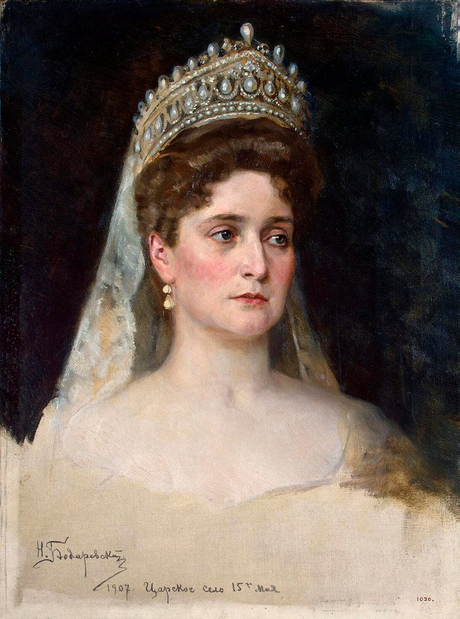 Tsarina Alexandra Fyodorovna, 1907. av Nikolai Bodarevsky