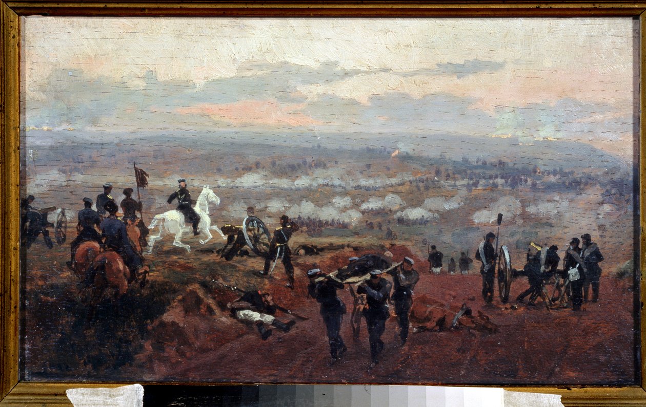 Angrep på de grønne åsene av Nikolai Dmitrievich Dmitriev Orenburgsky