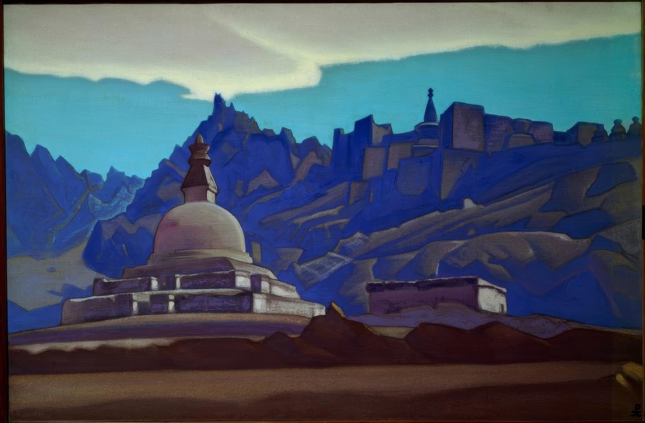 Grabbauten. Ladakh av Nikolai Konstantinowitsch Roerich