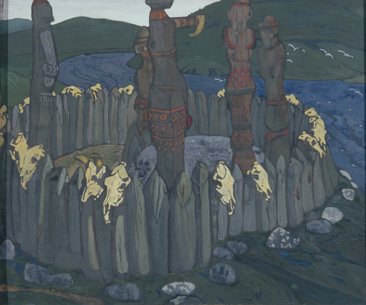 Idoler, 1901 av Nikolai Konstantinowitsch Roerich