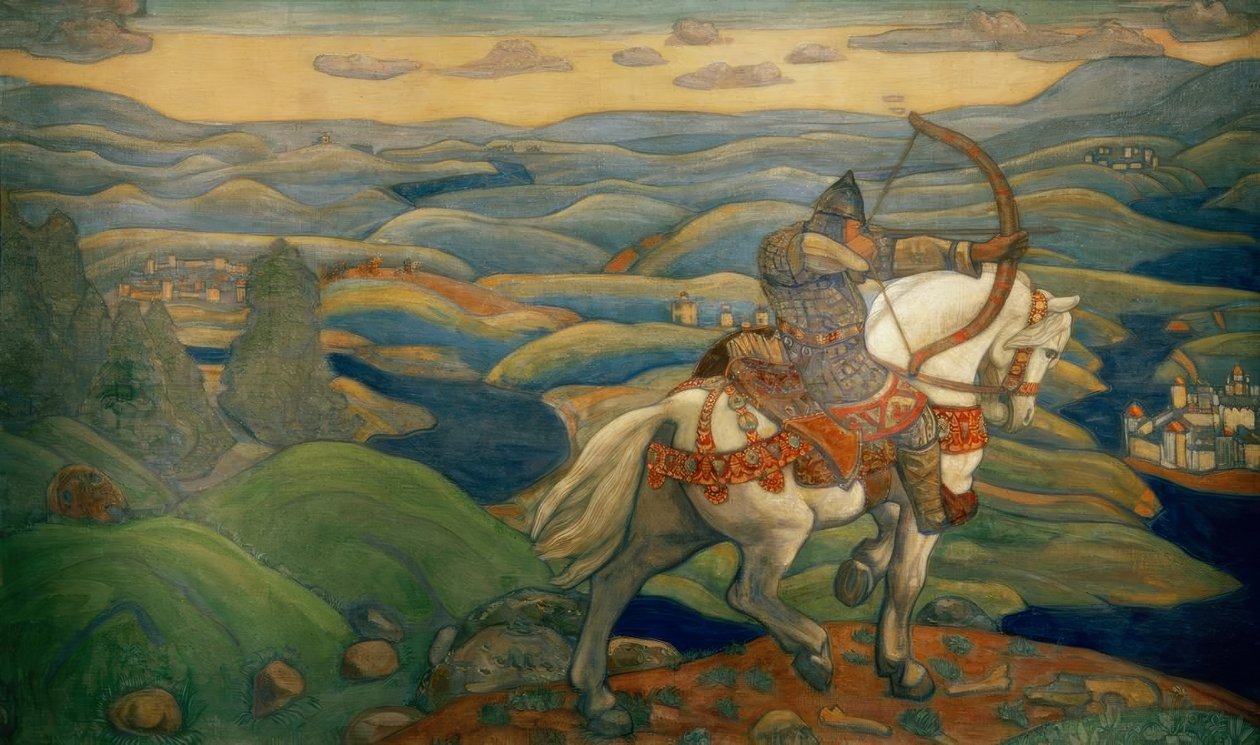 Ilya Muromets av Nikolai Konstantinowitsch Roerich