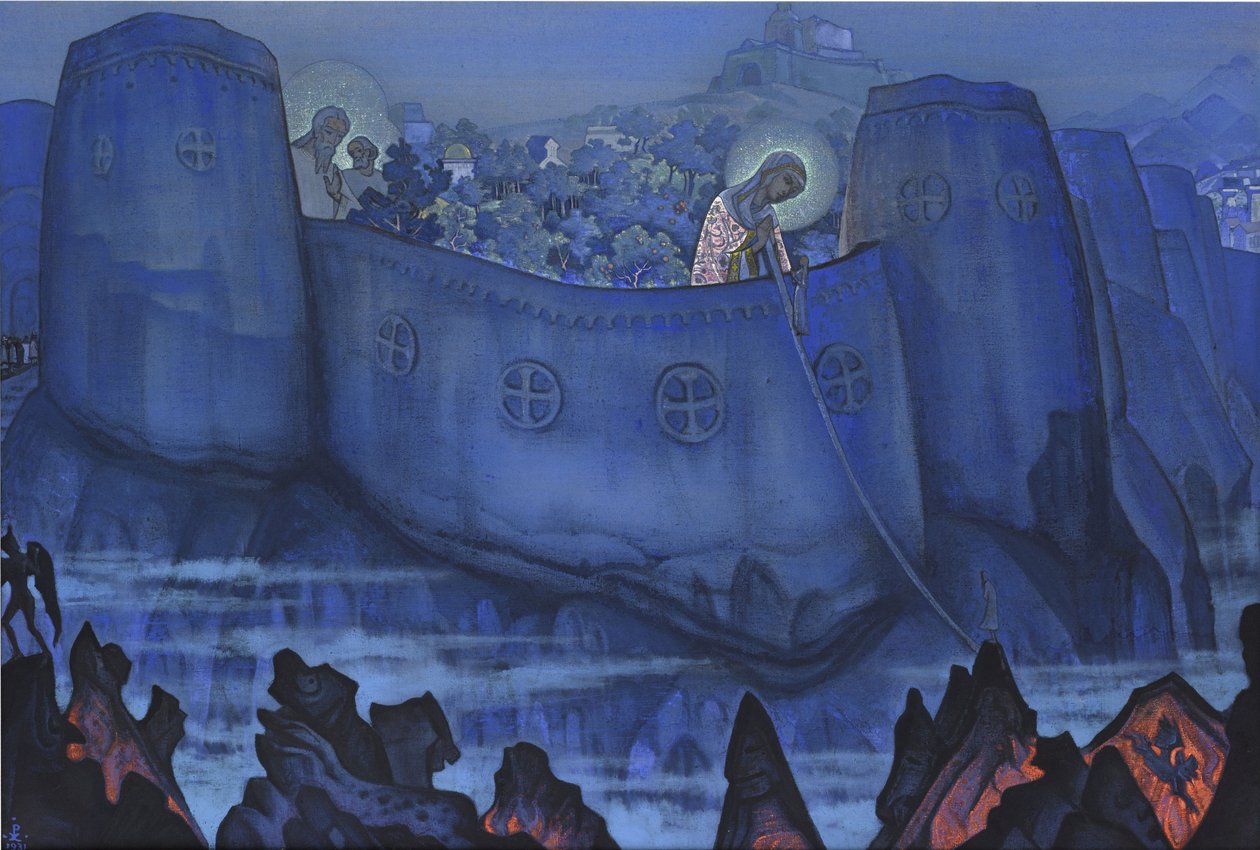 Madonna Laboris, 1931 av Nikolai Konstantinowitsch Roerich