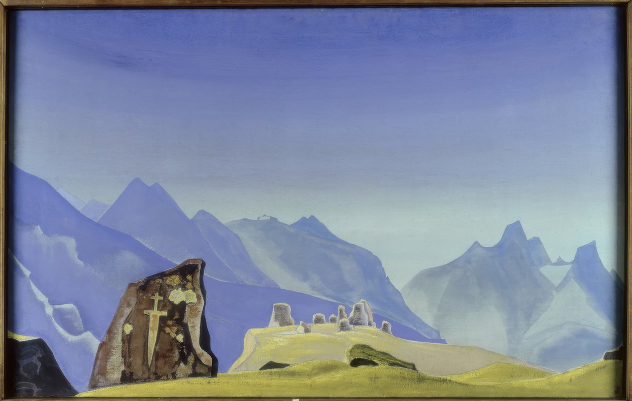 N.K. Roerich, sverdet til Gessar Khan av Nikolai Konstantinowitsch Roerich