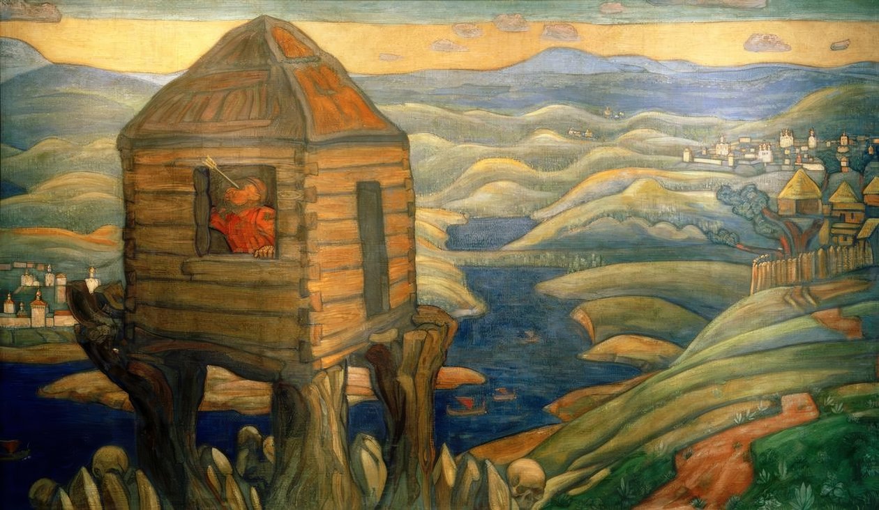 N.K. Roerich, røvernattergal av Nikolai Konstantinowitsch Roerich