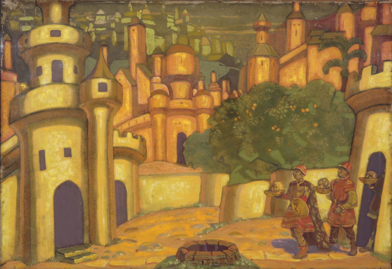 Offers, 1910 av Nikolai Konstantinowitsch Roerich