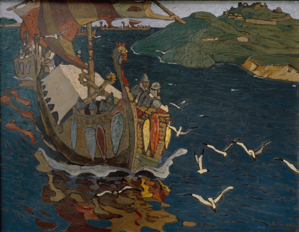 Oversjøiske gjester, 1902 av Nikolai Konstantinowitsch Roerich