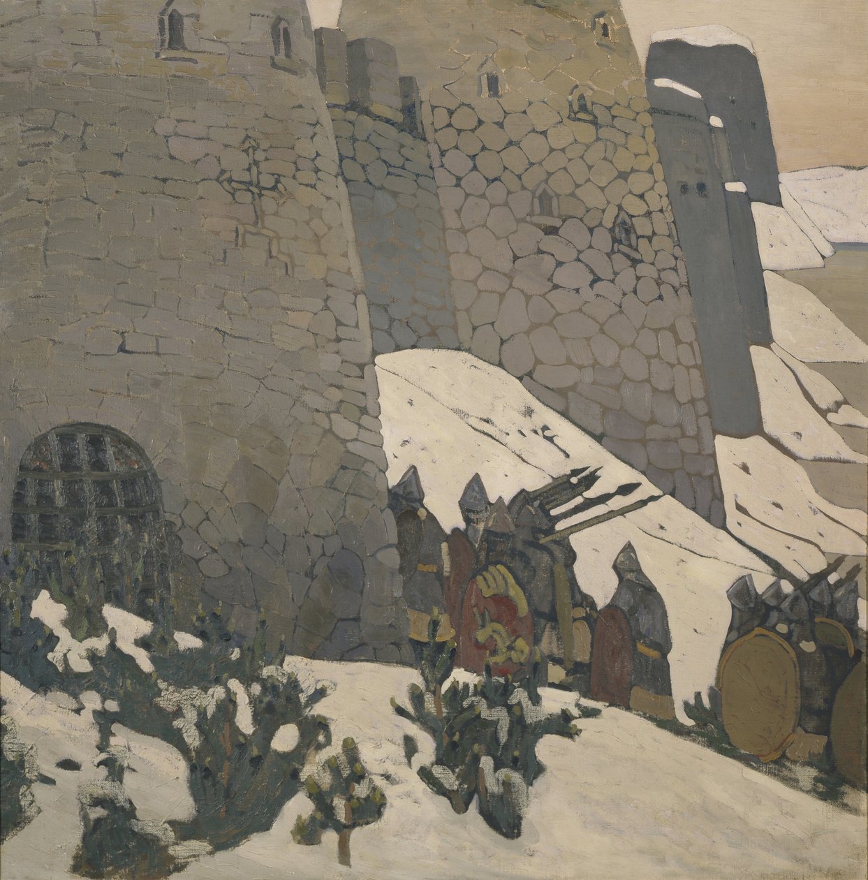 The Watch, 1905 av Nikolai Konstantinowitsch Roerich